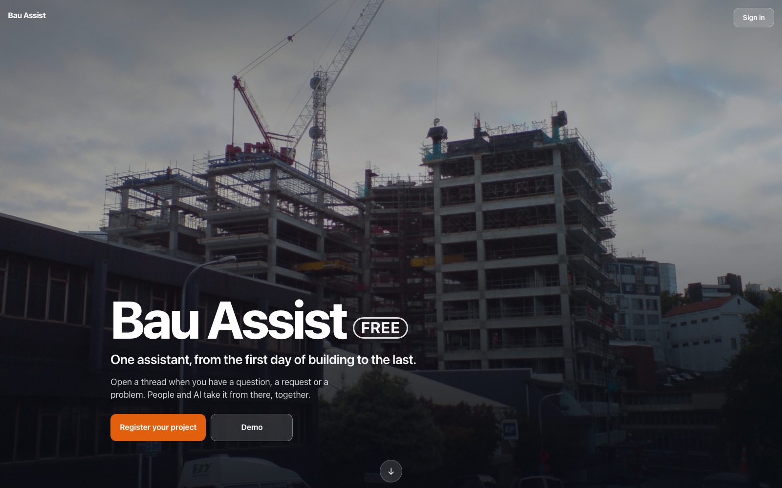 Bau Assist screenshot