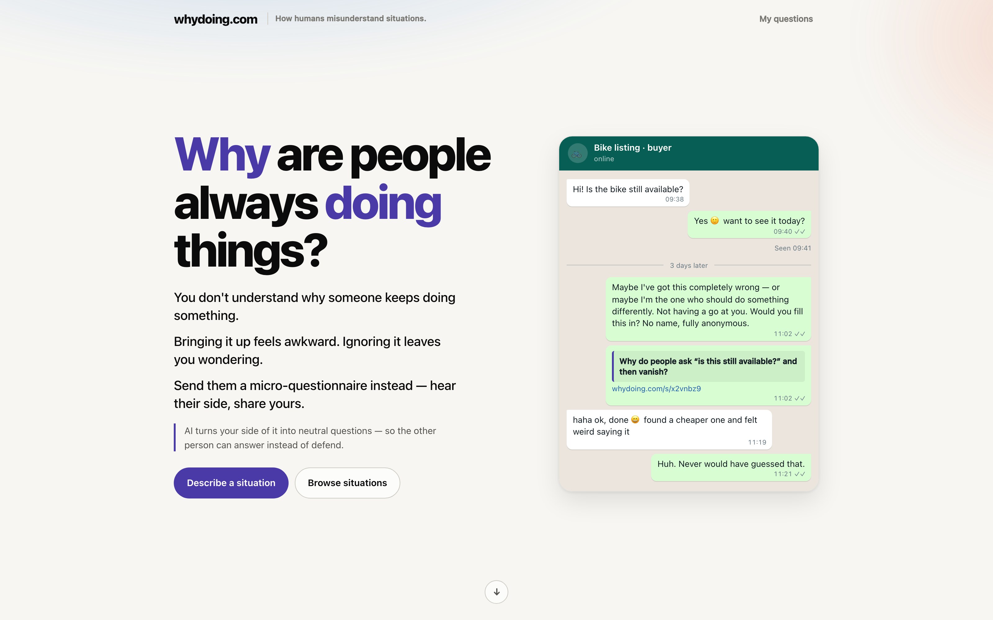 whydoing.com screenshot